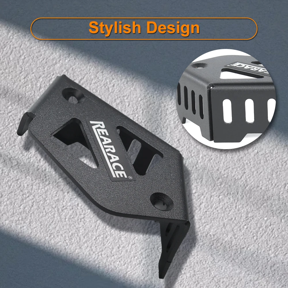 Motorcycle Steel Front OR Rear Brake Master Cylinder Fluid Reservoir Cover Protector Himalayan 450 2024- For Royal Enfield