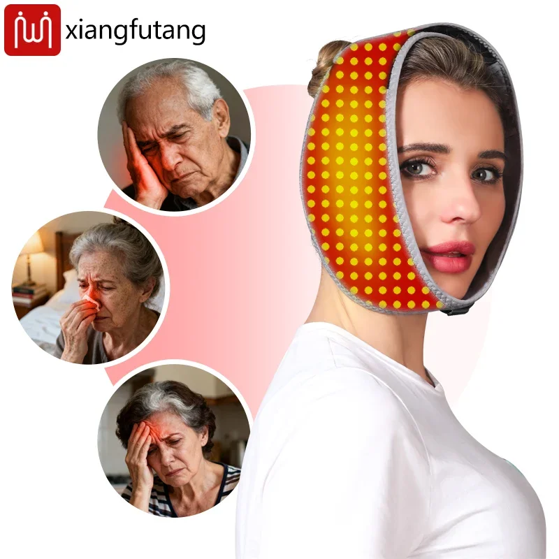 Red Light Heating Jaw Massager Relieves Wisdom Tooth Pain Facial Pain Protects Temporomandibular Joint Provides Warmth Relax