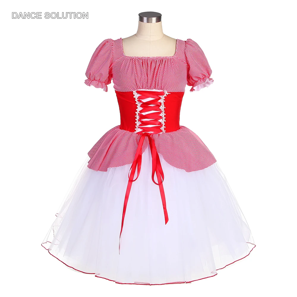 

2023 New Ballet Costume Short Sleeves Ballet Romantic Tutu Dress Performance Dancewear High Quality Party Dress for Girls 23010