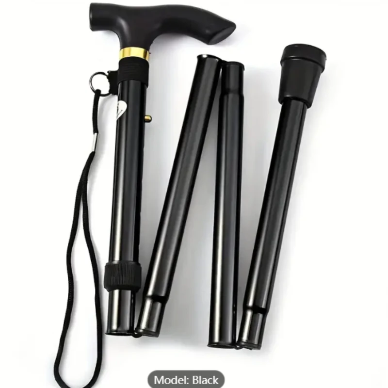 

Ultralight Adjustable 4-Section Trekking Pole with Anti-Slip Tips, Foldable Design for Hiking, Camping, Backpacking, Mountain Cl