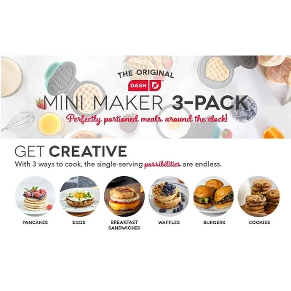 Мини-гриль-гриль, вафельница с антипригарным покрытием, двойные поверхности для приготовления пищи, компактный, легкий вес, легко чистится, руководство по рецептам, 350 Вт