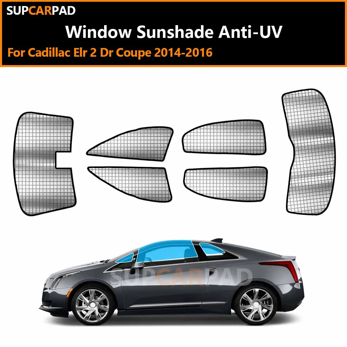 

For Cadillac Elr 2 Dr Coupe 2014-2016 Custom Car Window Sunshade Anti-UV Car Sun Window Visors Sunshade Covers Accessories