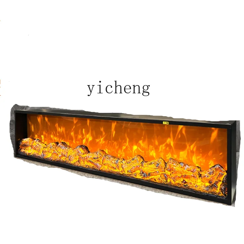 

Tqh Fireplace Core Electronic Simulation Flame Fireplace Curio Cabinet Fireplace TV Cabinet Heating