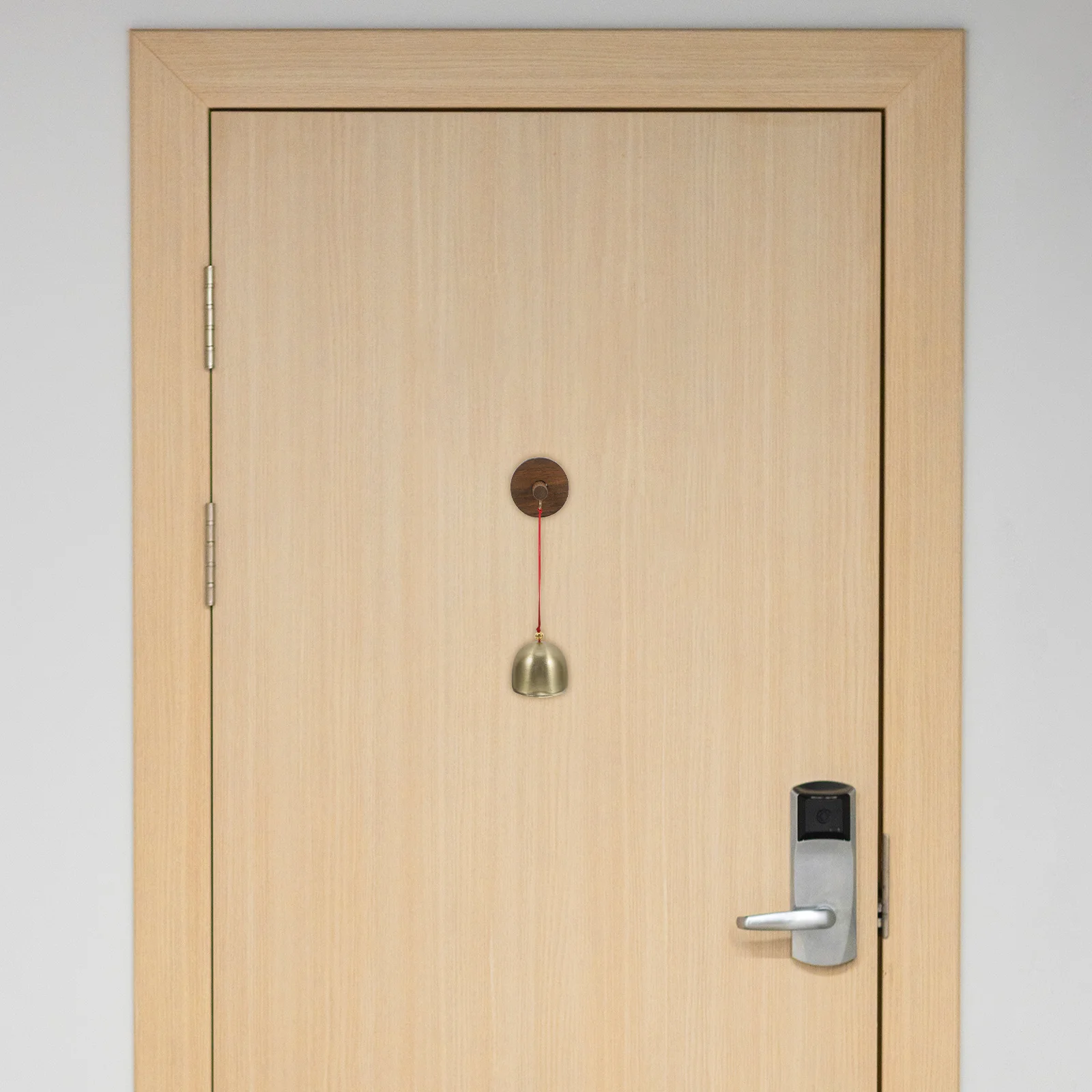 جرس باب خشبي عتيق، جرس باب معلق إبداعي، جرس باب مزخرف لبوابة دخول الشرفة المنزلية #3