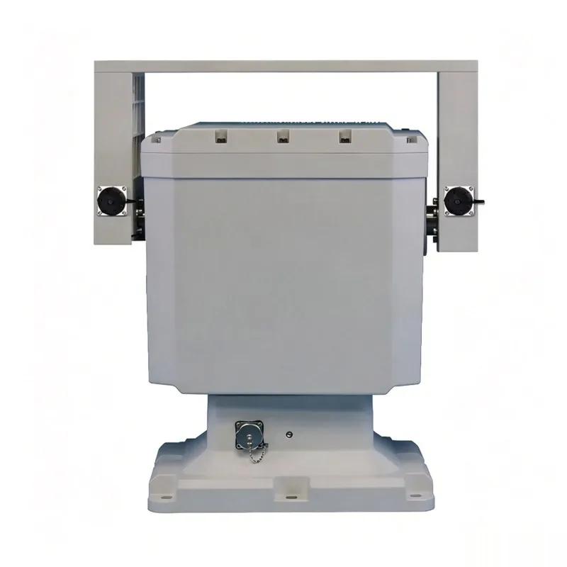 30~80Kg heavy-duty load ±0.003° high-precision pan tilt motorized head, servo motor harmonic drive structure design