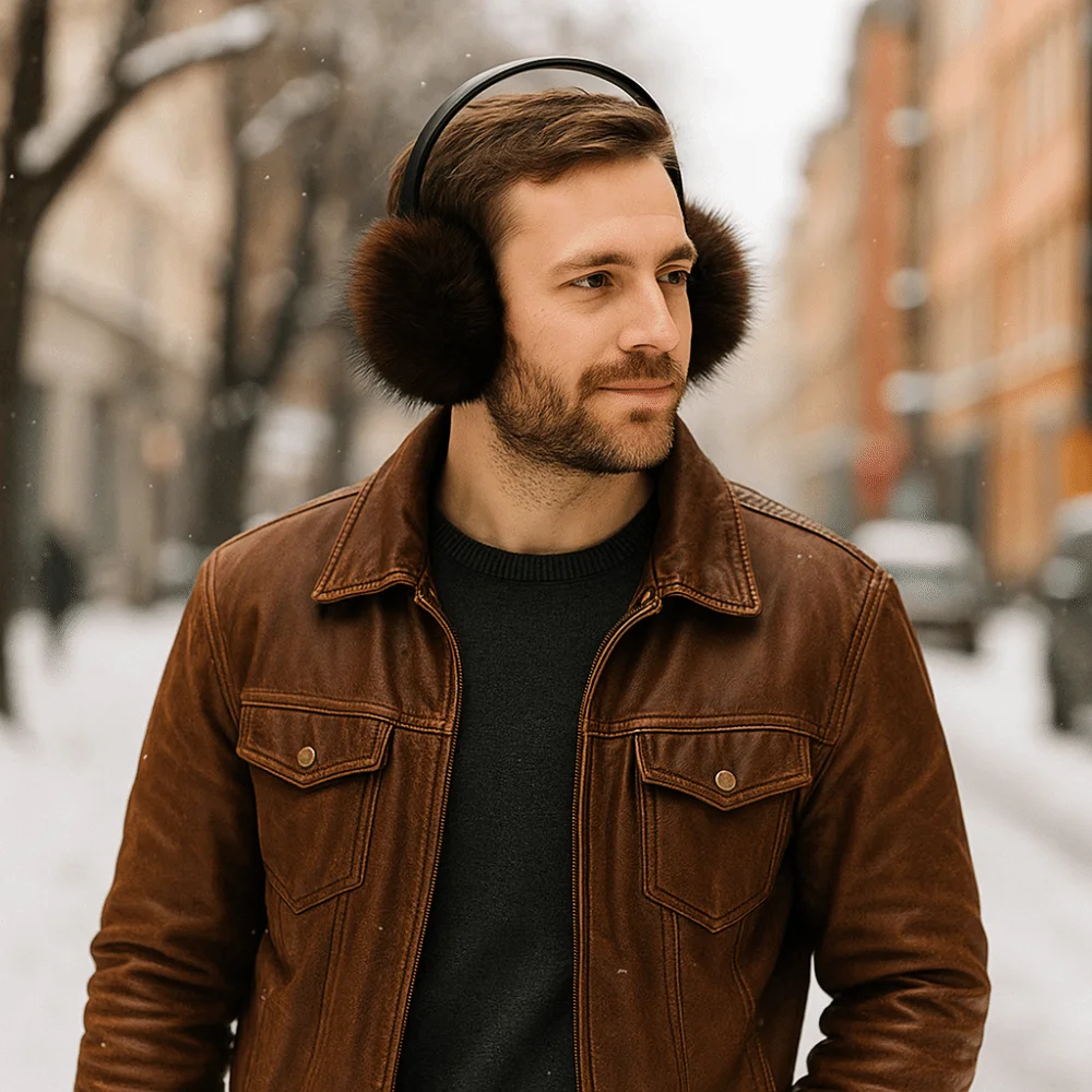 Trendy Oversize Simulated Fur Earmuffs Thickened Windproof Ear Warmer Coldproof Warm Earmuffs Winter Season