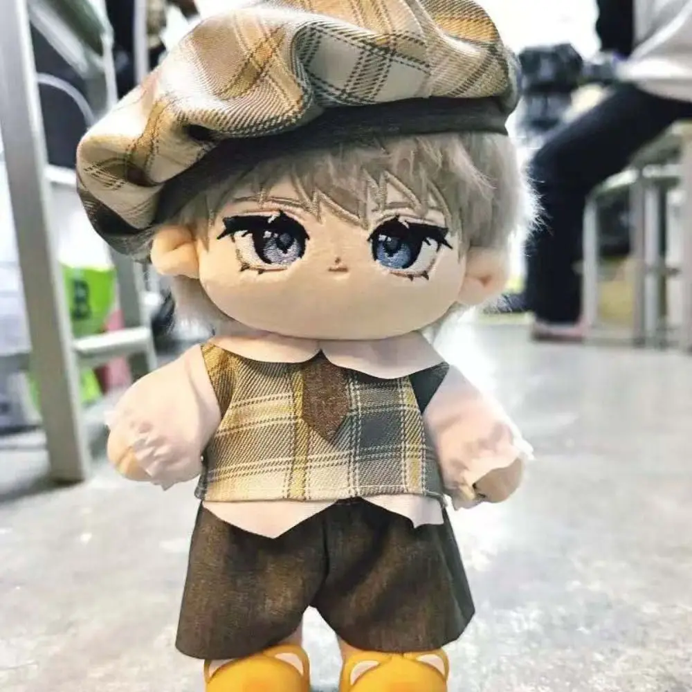 Dress-up 20CM Doll Clothes Handsome Suit Shirt Trousers Cotton Doll Outfit Mini Clothes Daily Wear Plush Doll Clothe Idol Doll