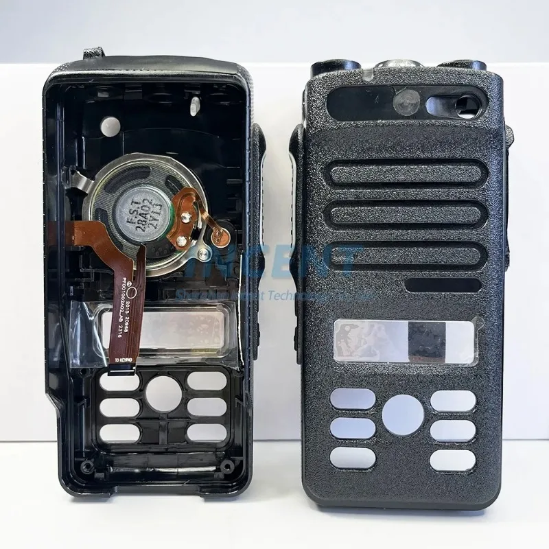 

10X Xpr3500e New Black Front Cover Shell Housing Case With Keypad Knob Dust Cover for Xpr 3500e DP2600E Two Way Radio