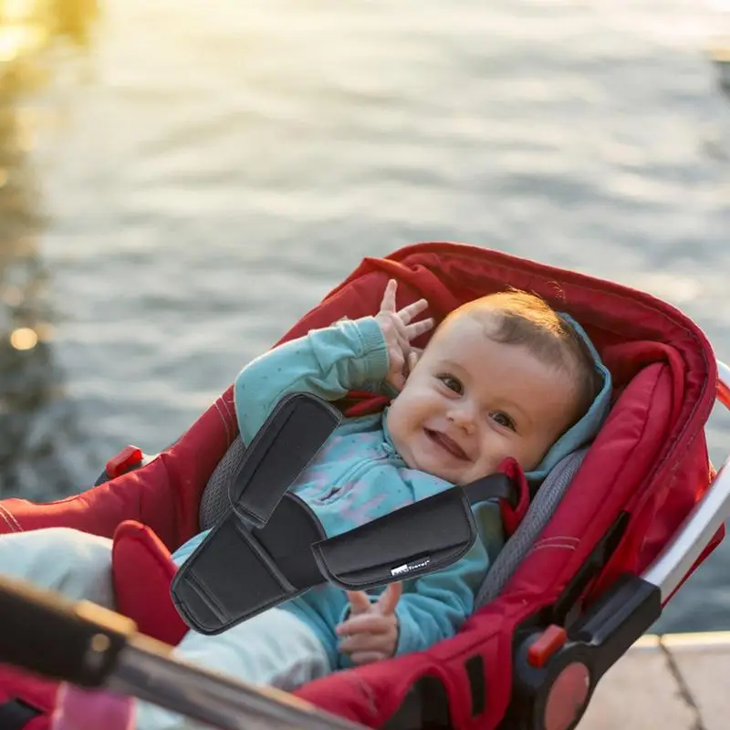 3 stücke Auto Baby Kind Sicherheit Sicherheits gurt Schulter abdeckung Schutz für Kinderwagen Schutz Schritt Sicherheits gurt Abdeckung Auto Styling