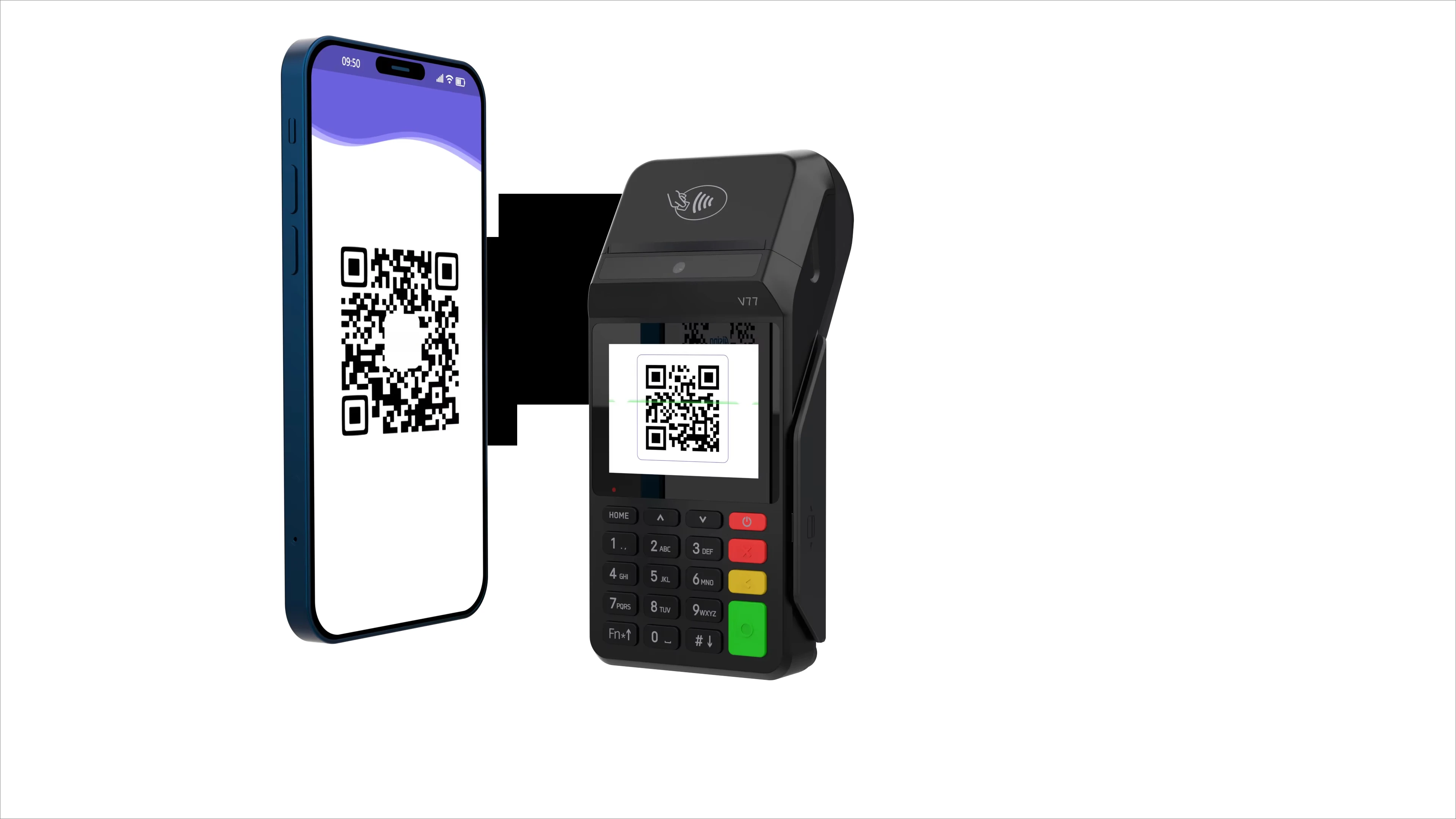 آلة محطية POS التقليدية المحمولة غير المتصلة بالإنترنت