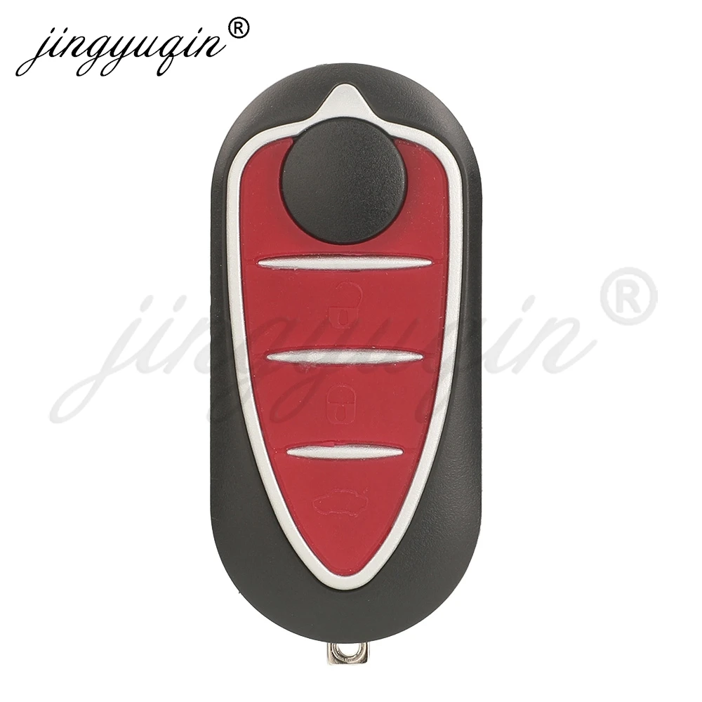 Jingyuqin Fits for Alfa Romeo Mito Giulietta GTO 159 3 BUTTON REMOTE FLIP FOLDING KEY FOB SHELL CASE BLADE