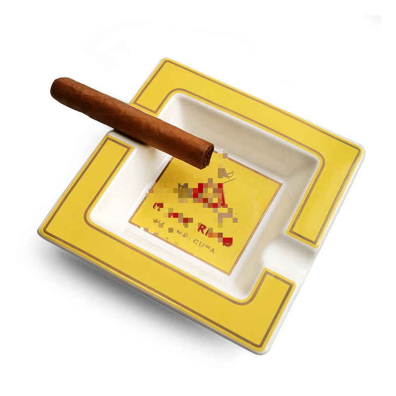 

Square Large Diameter, Cigar Ashtray, Personalized Portable, Creative and Fashionable, Ceramic Large Size, Special Smoke