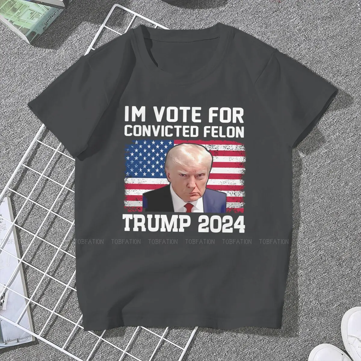 I'm Vote For Convicted Felon Special TShirt for Girl Trump USA Comfortable Creative Graphic  T Shirt Stuff