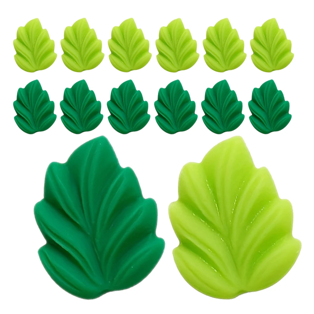 

20pcs Leaf Push Pins Cute Resin Thumbtacks Realistic Design Decor Accessories Office Use Multifunctional Wall Tacks