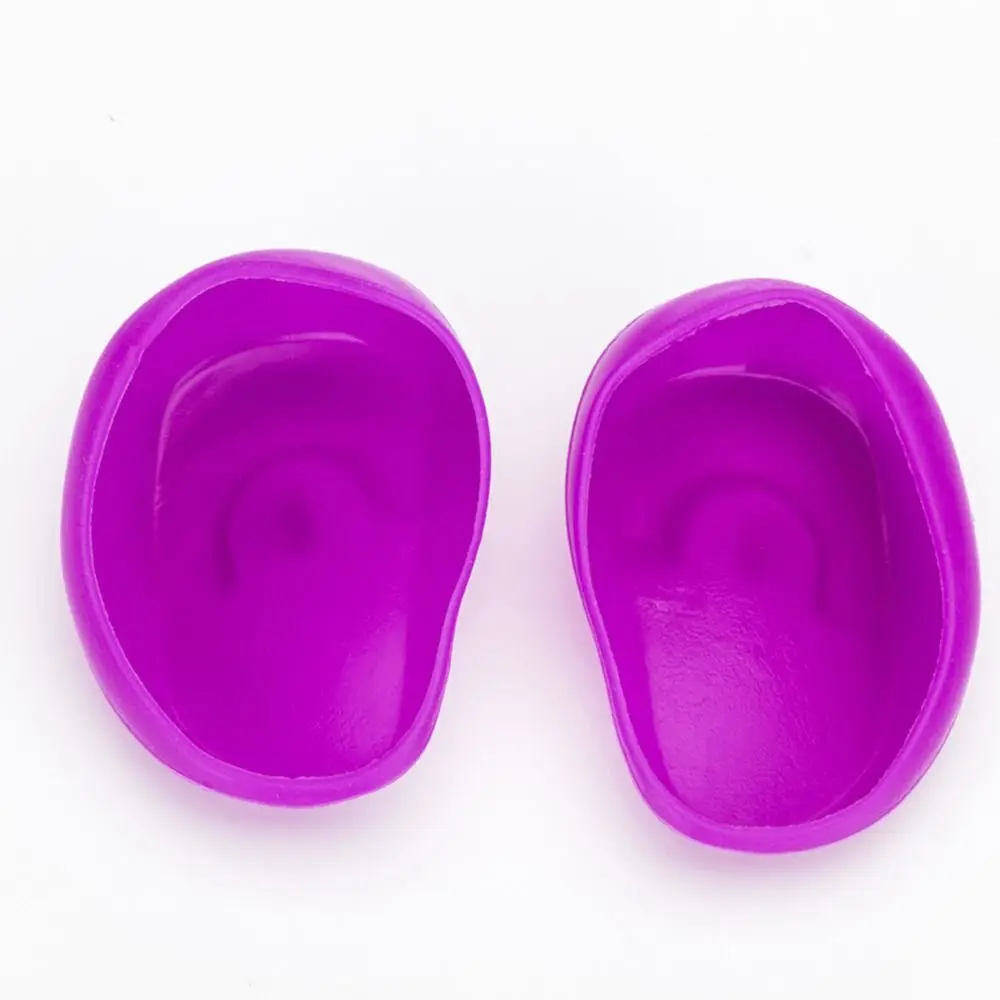 2PCS 75*55mm Silicone Ear Cover Multicolor Hair Coloring Ear Shield Accessories Waterproof Dyeing Ear Protector Barber Shop