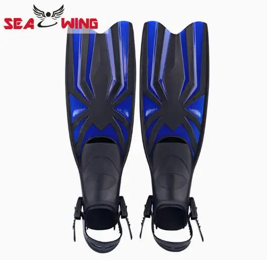 

3 Sizes 37-46 Open Heel Adjustable Quick Release Buckle Mid Length Diving Fins Free Floating Frog Shoes