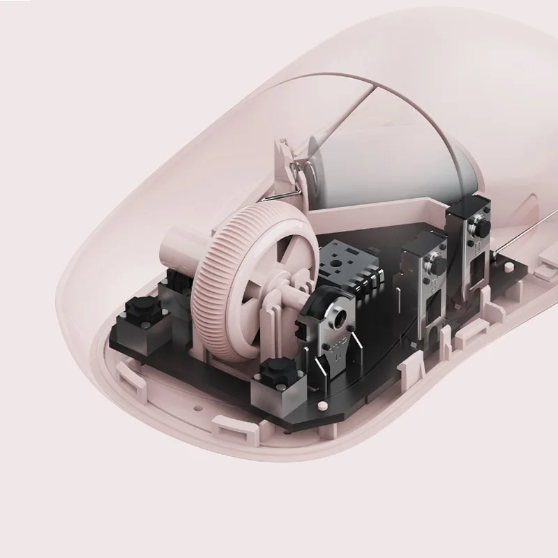 Xiaomi Wireless Mouse 3 Color Version Bluetooth Dual Mode 2.4GHz 1200DPI Ergonomic Optical Laptop Computer Soft-tone keying Game