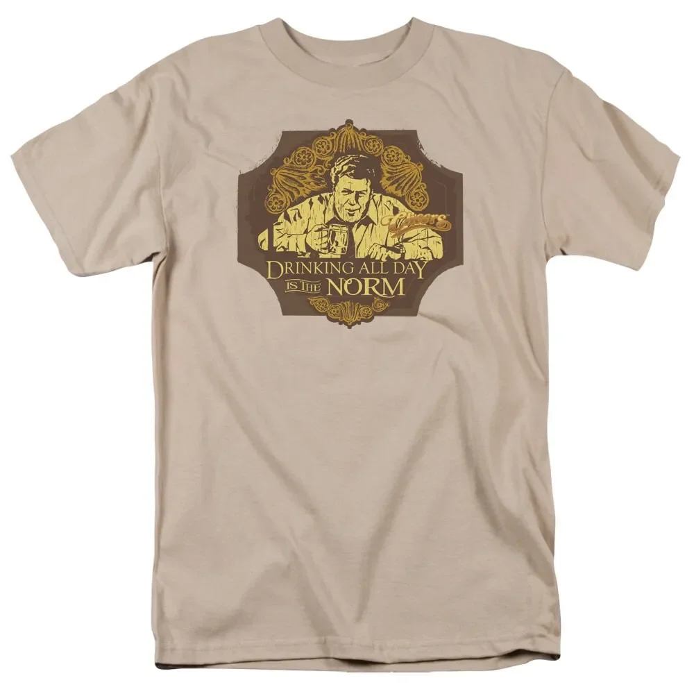 Cheers Drinking All Day is the Norm Sand T Shirt