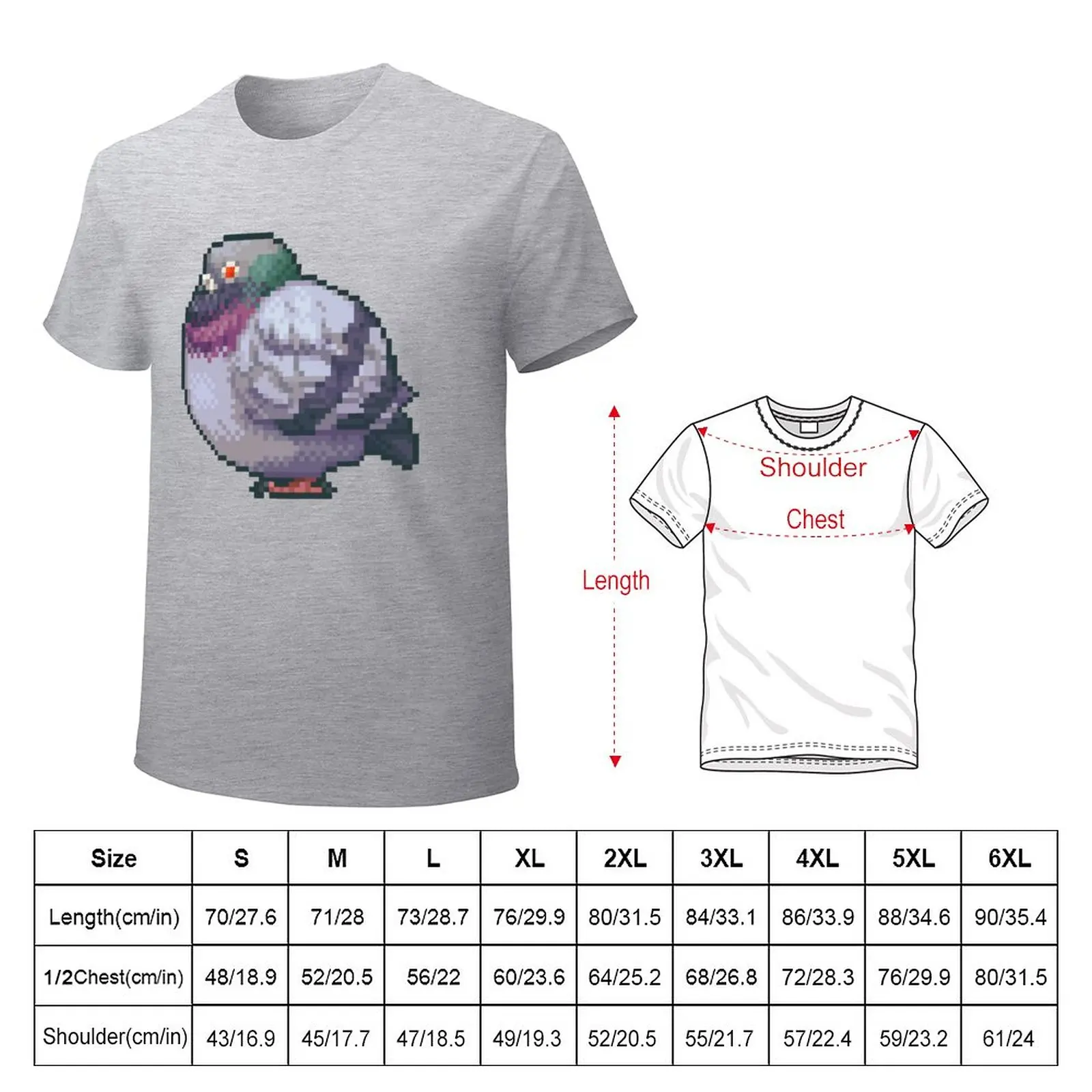 Rock Dove Pigeon Sprite T-Shirt funnys summer clothes black t-shirts for men