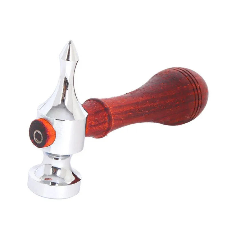 ALIM-Wood Handle Safety Hammer Stainless Steel Cone For Emergency Window Breaking With L-Wood Handle