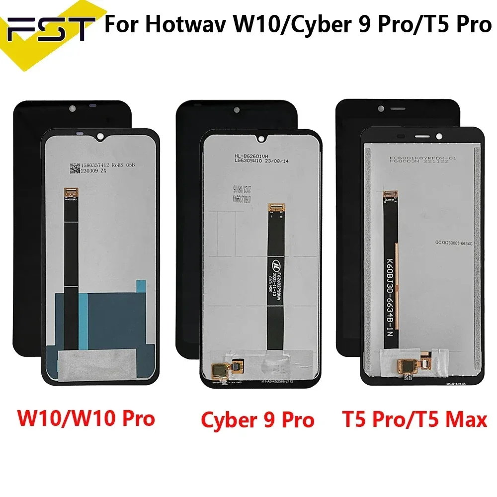 Lcd For Hotwav Cyber 13 Pro LCD Display+Touch Screen Digitizer Assembly For Hotwav Cyber 9 Pro W10 Pro T5 T7 Note12 Note 13 Pro