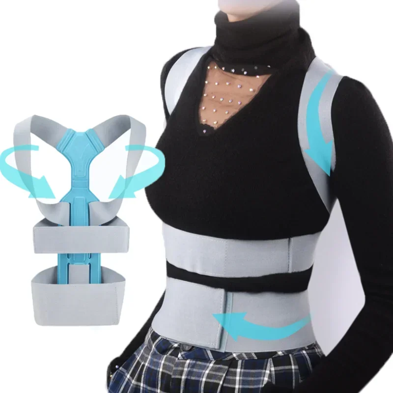 Invisible Posture Correction Belt Breathable Scoliosis Back Brace Spine Shoulder Support Chest Posture Corrector Orthosis Soft