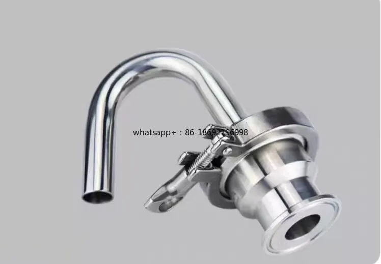 Sanitary Float Type Exhaust Valve Stainless Steel 304/316L Automatic Quick Installation Exhaust Valve Built-in PTFE Ball