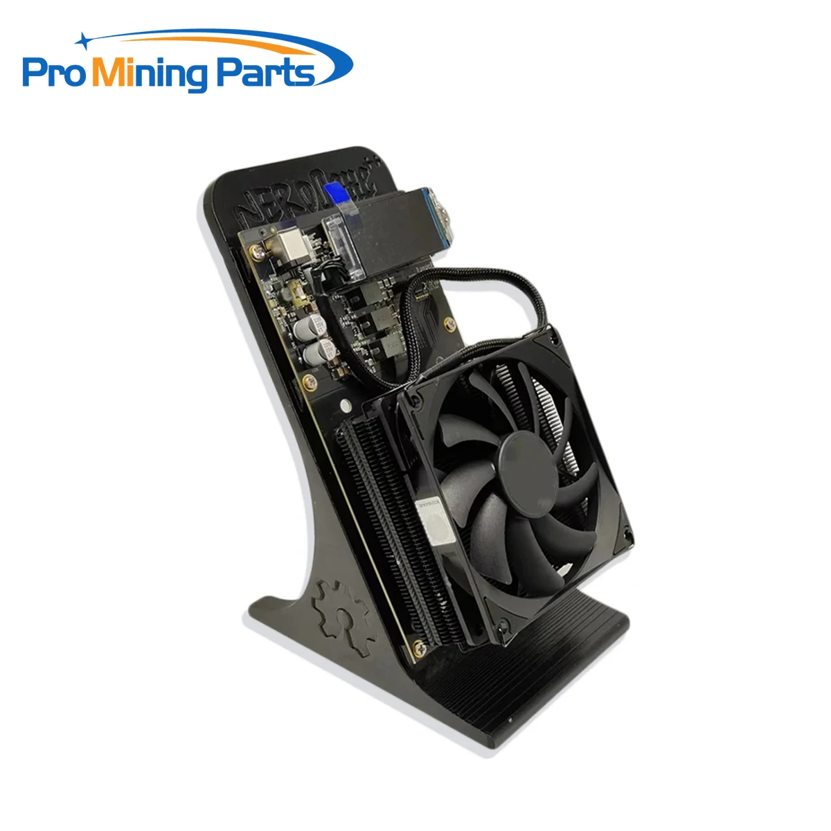 NerdQaxe Rev6.1++ 6TH/s Bitcoin Miner 75W With 4*BM1370 Asic Chips Solo BTC Mining Machine 2.4G WiFi Open-Source