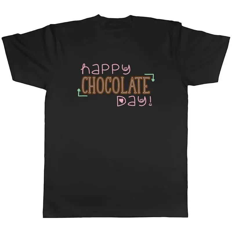 Happy Chocolate Day Mens Unisex TShirt Tee