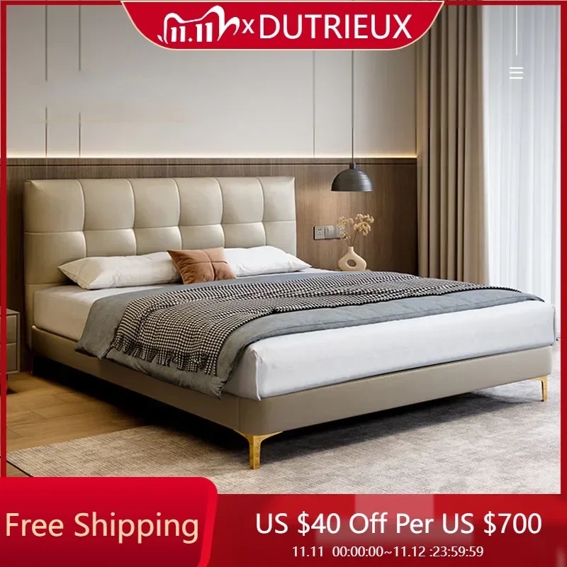 

Bedroom Queen Bed Children Modern Loft Luxury Headboards Massage Beauty Bed Space Saving Camas De Casal Lounge Suite Furniture