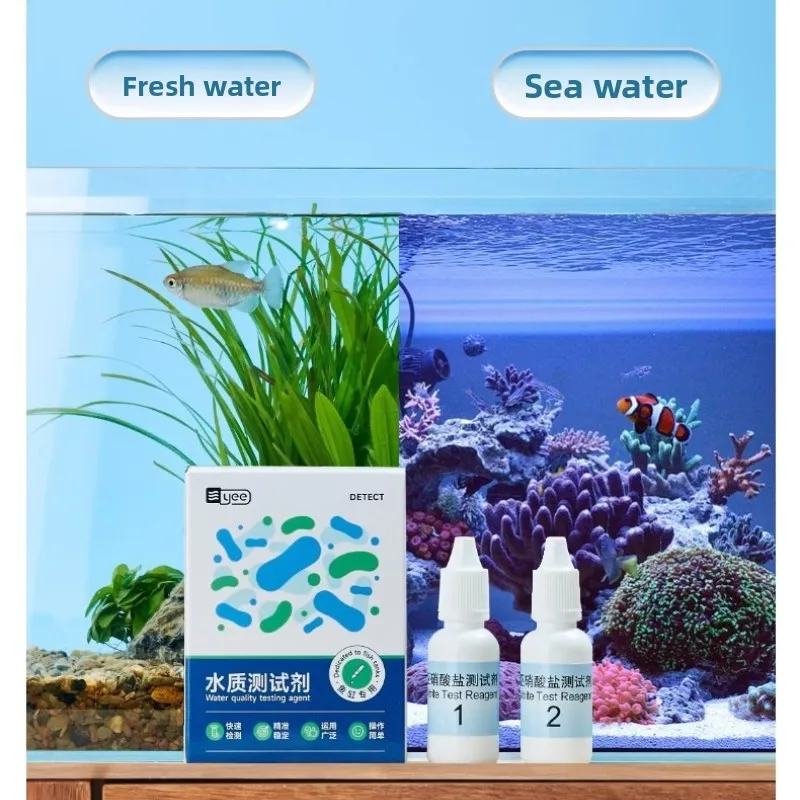 

Yee Aquarium Ammonia Test Strips-Complete Water Quality Check for NH3, NO2, NO3 & Hardness-Multi-Parameter Fish Tank Testing Kit
