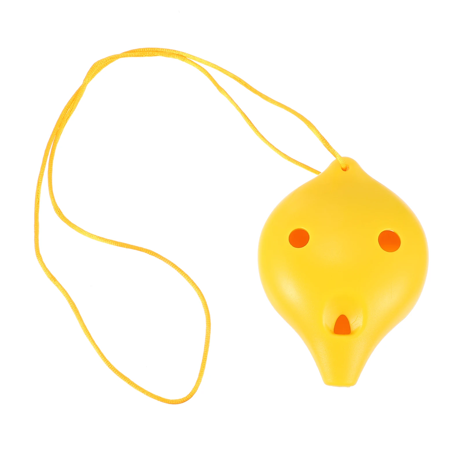 

1pc 6 Holes Ocarina Yellow String Alto C Key Lightweight Portable Music Instrument Music Instrument Birthday Gift