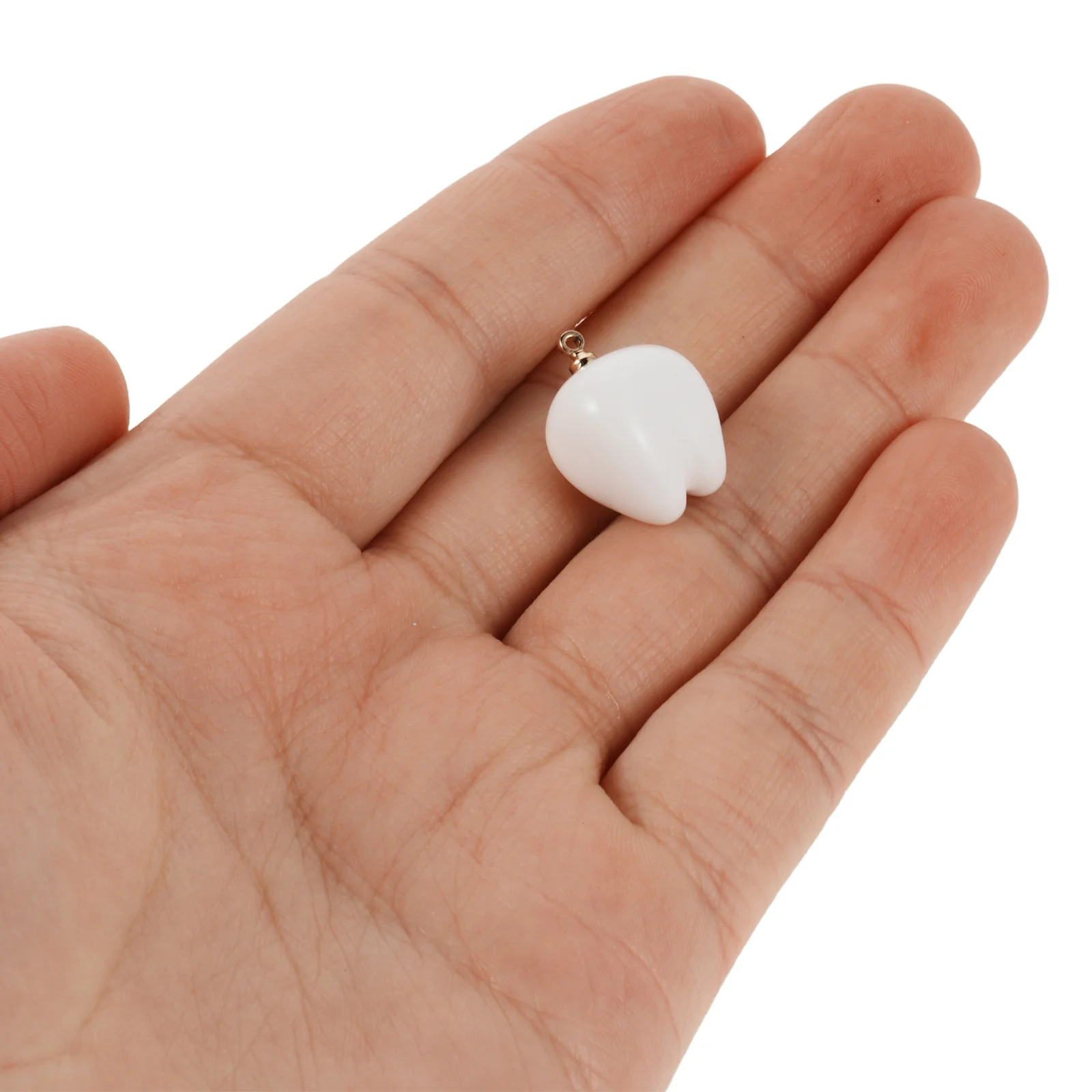 

10 шт. белых подвесок из смолы в форме молочных зубов, милые подвески-шармы для рукоделия, аксессуары для изготовления украшений, для колье, браслетов, ожерелий