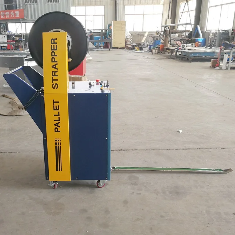 Semi Automatic Strapping Threading Machine Pallet Strapping All in One Labor Free Bundling Packing Machine Pallet