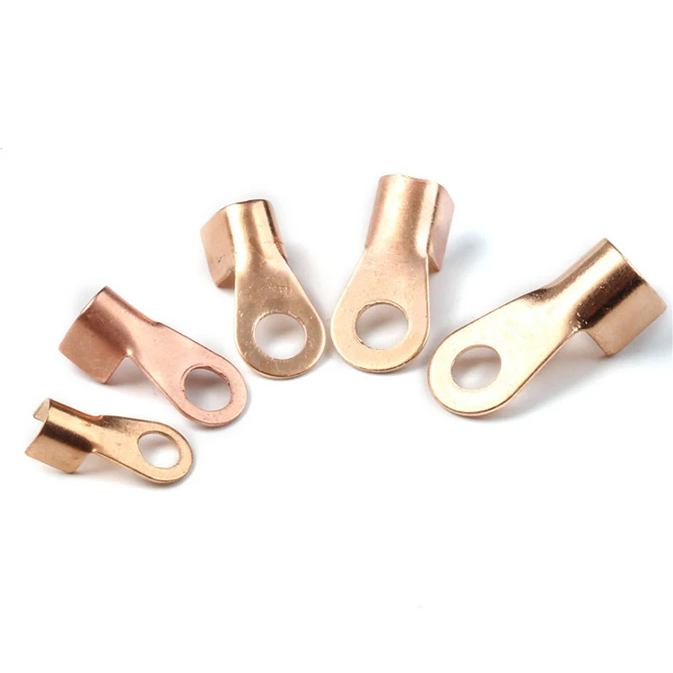 30PCSHigh Quality 150A Red Copper Cable Connector Crimp Terminal Lugs OT-150A Connecting Terminals