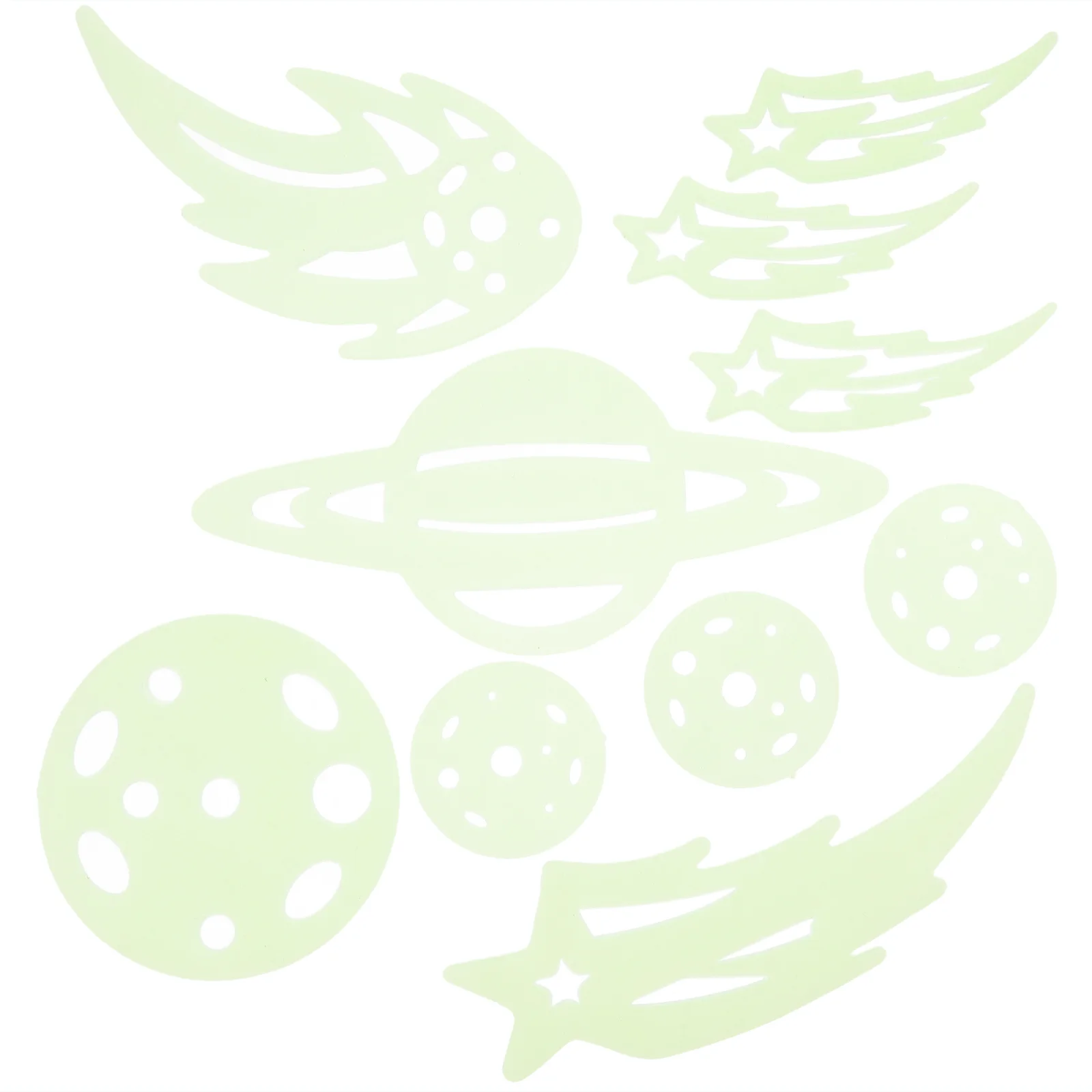 

40Pcs Luminous Meteor Stickers Glowing Wall Decals Glow in Dark Kids Room Decorative Star Glow Stickers Glowing Star Decals