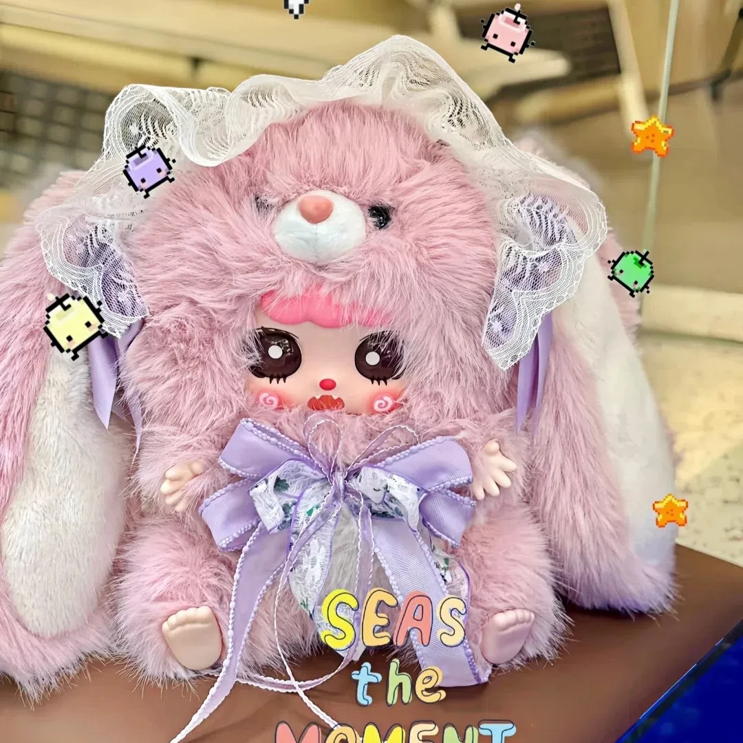 

Новая подлинная молочная шуба, кролик, соус 600, глухая коробка для тела, подарок для игры в прилив, виниловая плюшевая кукла, милые украшения, подарки на день рождения для друзей