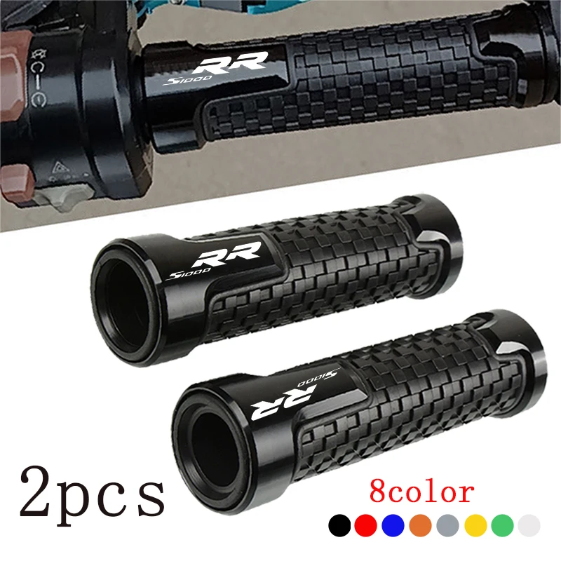 

Motorcycle Handlebar Grips CNC aluminum Rubber Hand Thruster Grips For BMW S 1000 RR S1000RR 2008-2021 2022 2023 Accessories