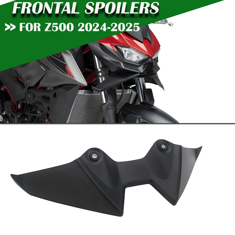 

Z 500 Motorcycle Naked Frontal Spoiler Winglet Aerodynamic Wing Kit Spoiler For Kawasaki Z500 Z500 SE 2024 2025 Front Spoiler