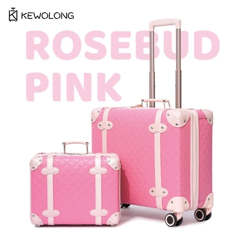 مجموعة أمتعة للأطفال والصغار مقاس 14 16 18 بوصة - حقيبة حمل صغيرة خفيفة الوزن للفتيات، حقيبة عربة صغيرة متينة #1