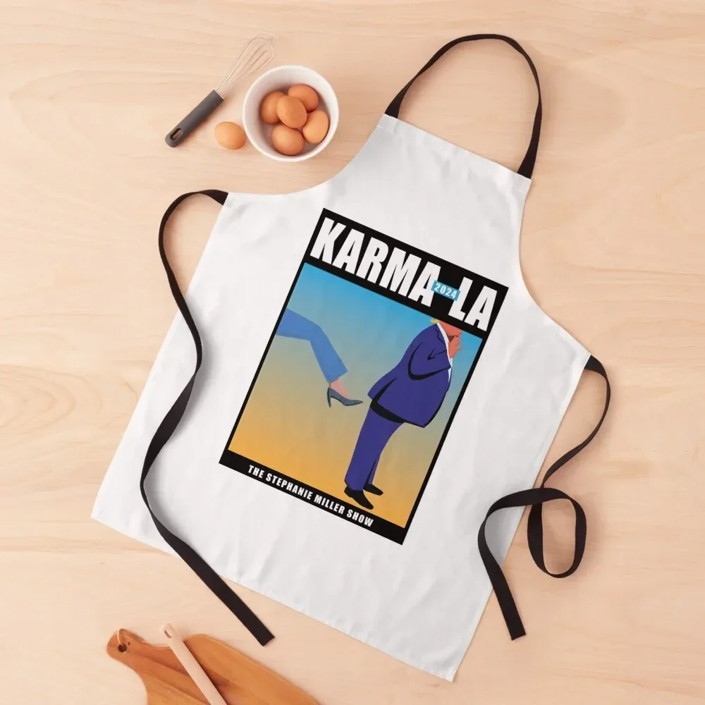

Фартук Karma-La 2024, настраиваемый женский кухонный фартук для мужчин