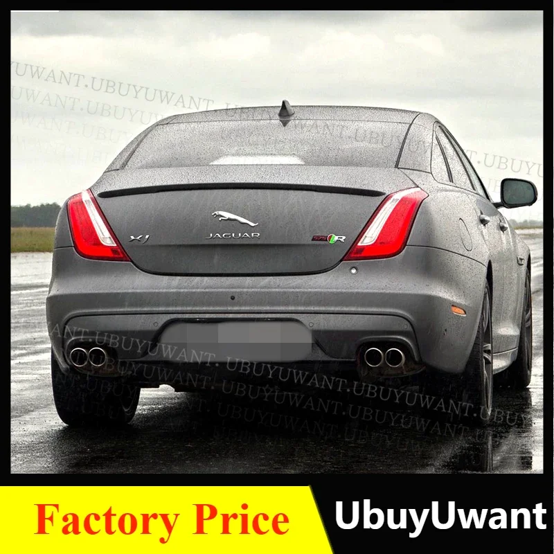 

For Jaguar XJ 2011-2017 High Quality Carbon Fiber Material Rear Roof Spoiler Tail Trunk Wing Boot Lip Molding Car Styling