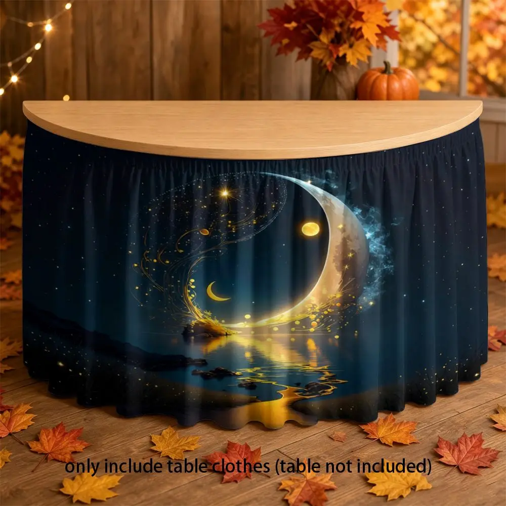 Home decoration, dining table, office desk, party tablecloth, kitchen curtains, classroom and event table aprons