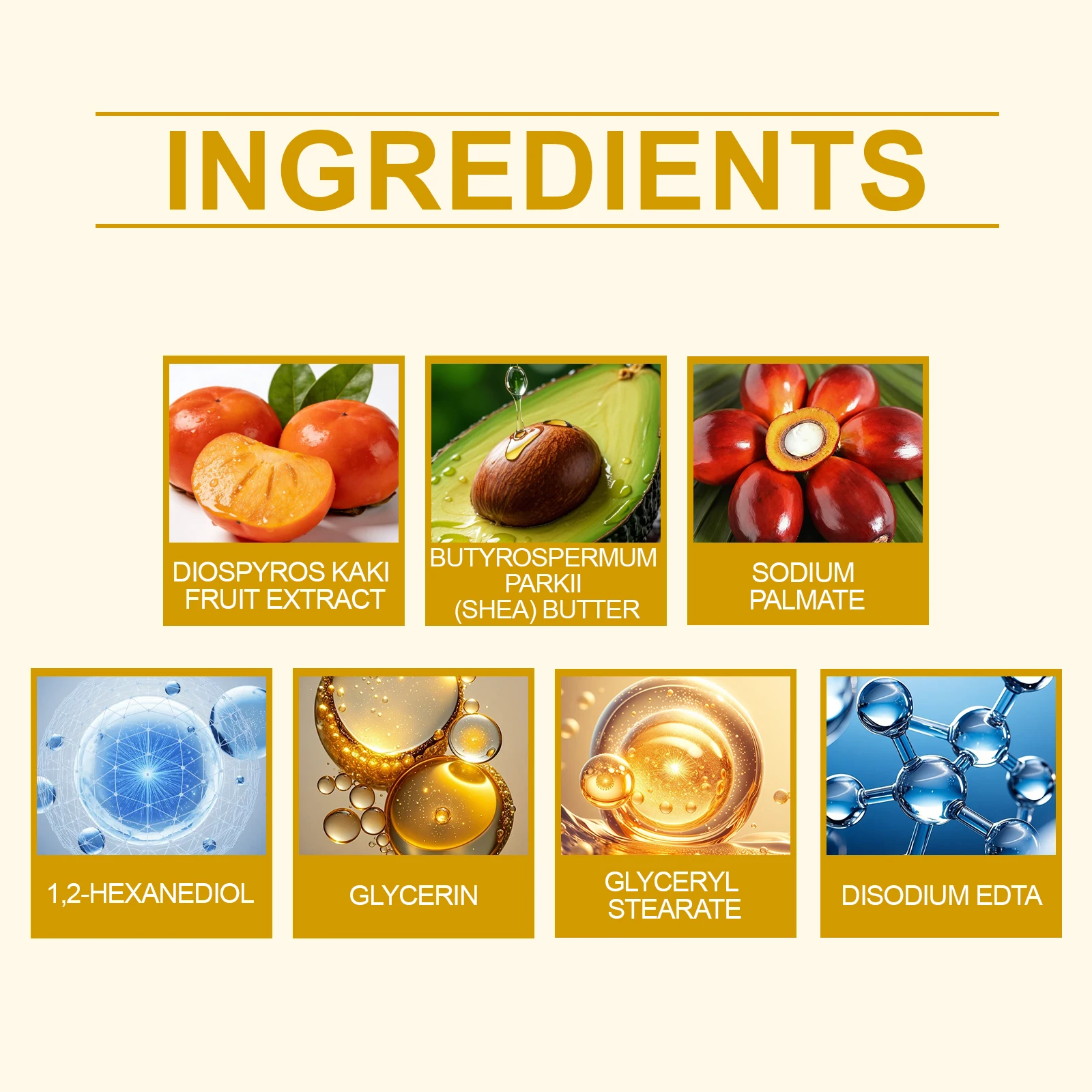 Natural Persimmon Fruit Soap Gentle Nourishing Barrier Protection Anti Dryness Body Wash Deep Hydration Lock Stabilizing 100g