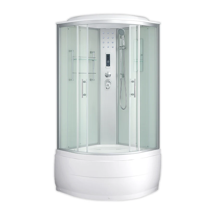 

Bathroom glass partition Toilet integrated wet and dry separation Household integrated bath room Bathing