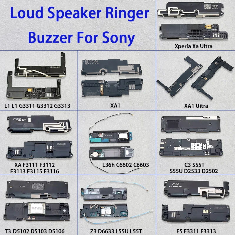 YUXI 1PCS Loudspeaker Ringer Buzzer For Sony Xperia C3 Z3 E5 T3 L1 XA XA1 L36h  Internal Speaker Compact Replacement