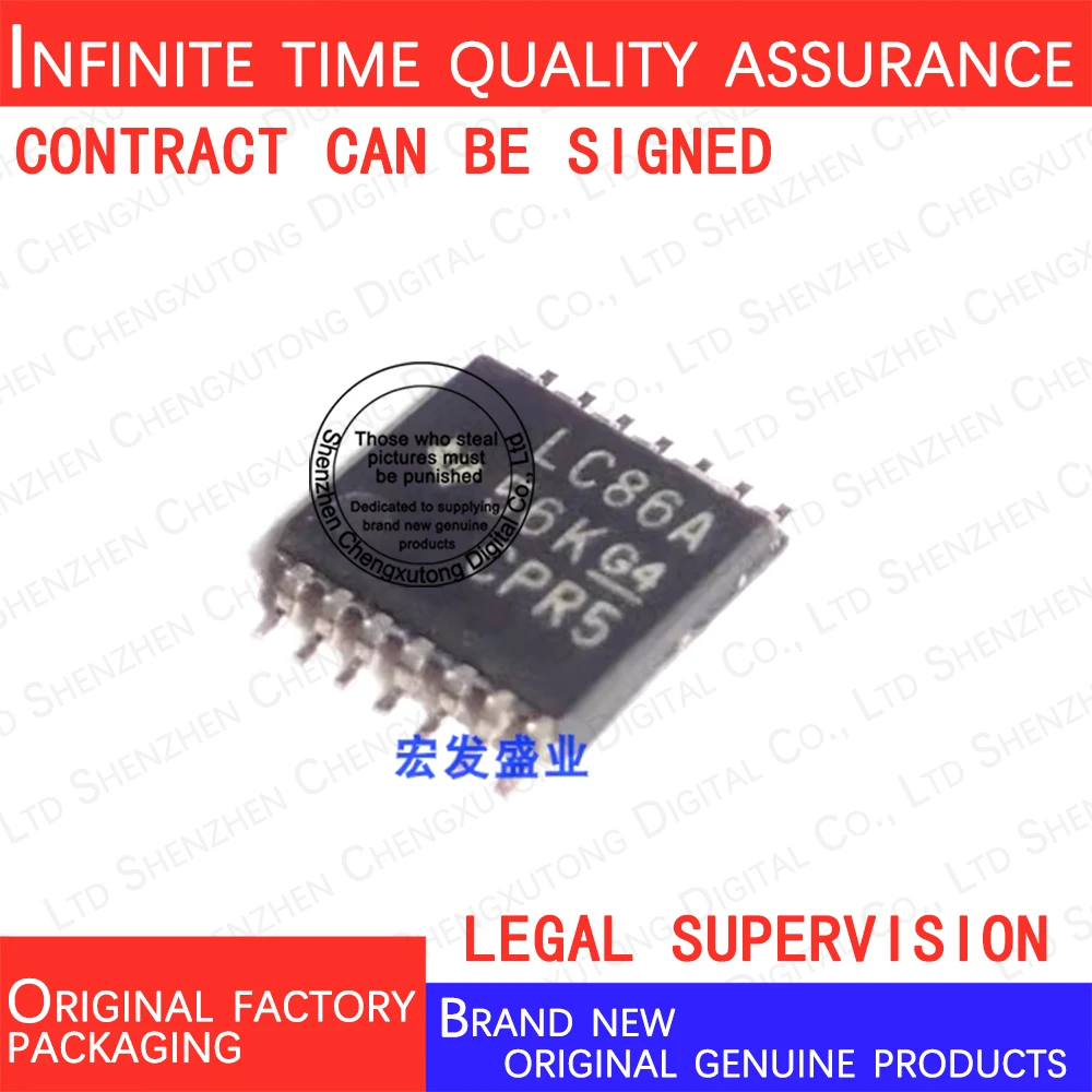 10pcs/lot SN74LVC86APWR LC86A   SOP  100% genuine stock in brand new original packaging