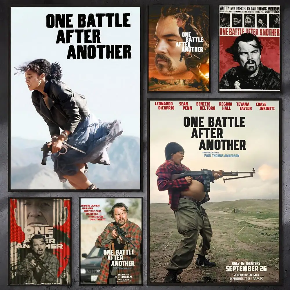One B-Battle After Another Poster Waterproof Sticky Wall Art Print For Bedroom Living Room Hallway Bar Home Decor