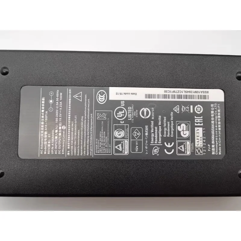 Para Chicony MSI cargador de ordenador portátil adaptador de CA fuente de alimentación A15-180P1A 19,5 V 180W