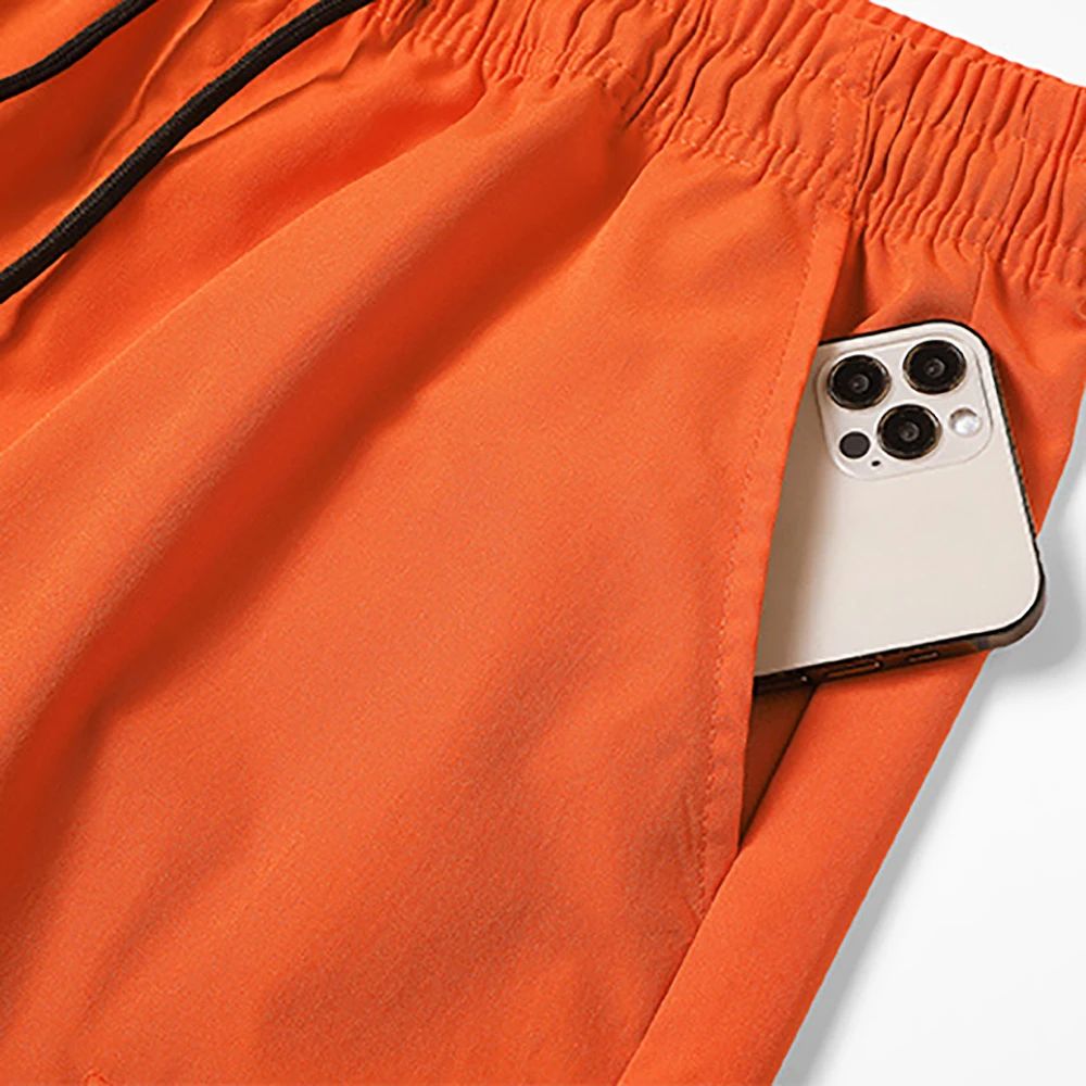 Мужские шорты-комбинезоны, рабочие брюки с несколькими карманами, летние быстросохнущие мужские шорты из ледяного шелка, незаменимые для повседневного спорта на открытом воздухе